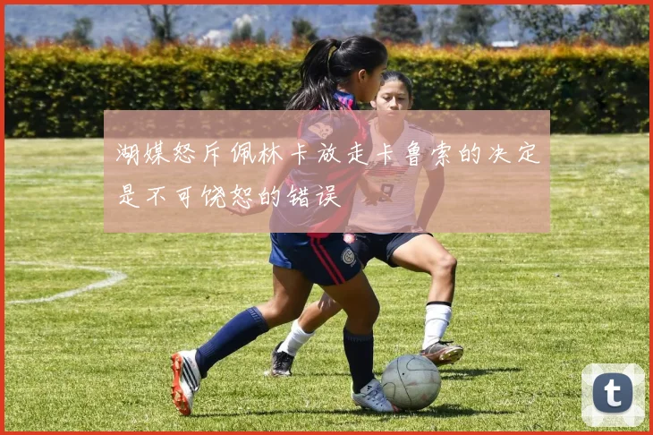 湖媒怒斥佩林卡放走卡鲁索的决定是不可饶恕的错误