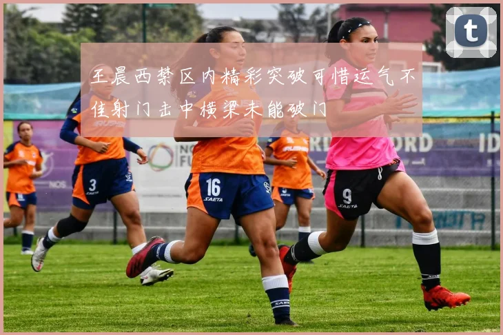 王晨西禁区内精彩突破可惜运气不佳射门击中横梁未能破门